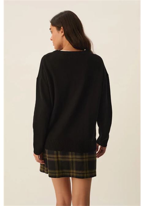 Des Petits Hauts Arigato Noir Extrafine Merino Wool Jumper Des Petits Hauts |  | 1H250043NOIR